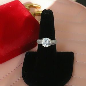 Genuine 925 Sterling Silver Engagement Ring​